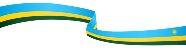 Rwanda flag wave png