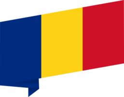 Rumania bandera ola png