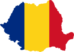 Roumanie carte drapeau png