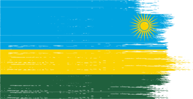 Rwanda flag brush png