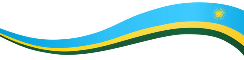 Ruanda Flagge Welle png