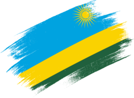 Rwanda flag brush png