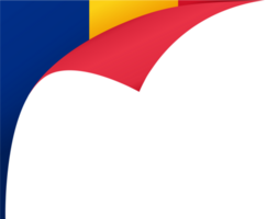 Romania flag wave png