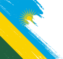 cepillo de bandera de Ruanda png