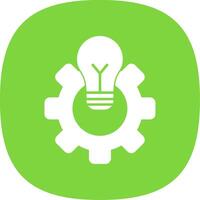 Engineering Glyph Curve Icon vector