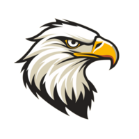 Collection of Bald Eagle Logo Designs Isolated png