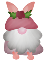 gnome, magicien, aquarelle La peinture cette est une sorcier lapin. png