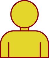 User Line Two Color Icon vector