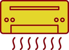 Air Conditioner Line Two Color Icon vector