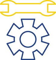 Technical Support Line Two Color Icon vector