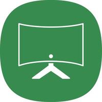Computer Line Two Color Icon vector