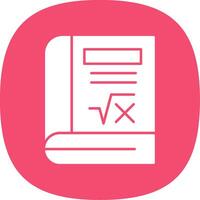 Book Glyph Curve Icon vector