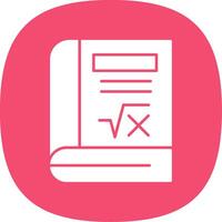 Book Glyph Curve Icon vector