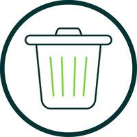 Delete Line Circle Icon vector