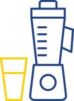 Juicer Line Two Color Icon vector