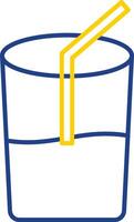 Drink Line Two Color Icon vector