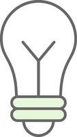Idea Fillay Icon vector