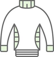 Sweater Fillay Icon vector