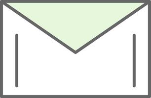 correo relleno icono vector