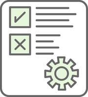 Document Fillay Icon vector