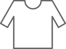 camisa relleno icono vector