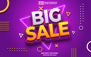 big sale text effect, font editable, typography, 3d text.text effect, font editable, typography, 3d text. psd