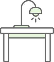 Lamp Fillay Icon vector