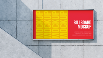 Outdoor billboard mockup psf psd