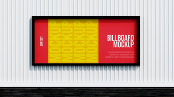 Billboard mockup design psd