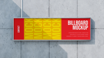 Billboard mockup design psd