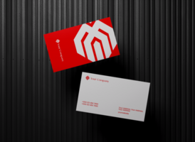 moderne affaires carte maquette conception psd