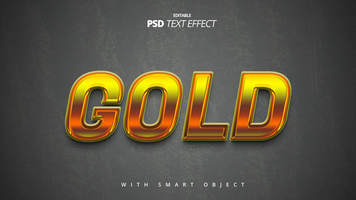 dourado queimando brilhante 3d filme título texto efeito editável modelo Projeto psd