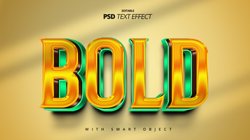 d'or brûlant brillant 3d film Titre texte effet modifiable modèle conception psd