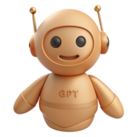 Enhance Conversations with ChatGPT AI Robot 3D Transparent images png