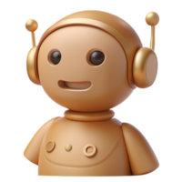 Enhance Conversations with ChatGPT AI Robot 3D Transparent images png