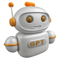 améliorer conversations avec chatgpt ai robot 3d transparent images png