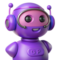 améliorer conversations avec chatgpt ai robot 3d transparent images png