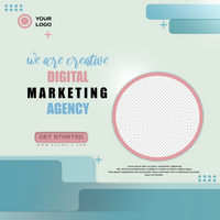 Creative Social Media banner design, Digital Marketing Social Media Post Template, Web Banner, Unique Editable psd