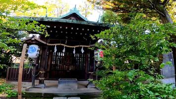Shimane Washi Shrine is located in Shimane, Adachi Ward, Tokyo, Japan. This area is said to be an ancient cove where the gods landed on boats photo