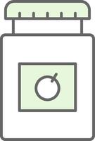 Jam Jar Fillay Icon vector