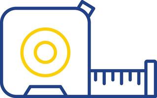 Measuring Line Two Color Icon vector