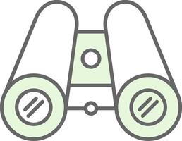 Binoculars Fillay Icon vector