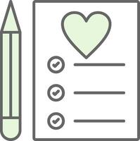 Procedure Fillay Icon vector