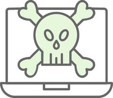 Malware Fillay Icon vector