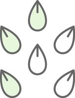 Seeds Fillay Icon vector