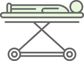 Stretcher Fillay Icon vector