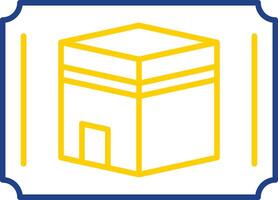 Decoration Line Two Color Icon vector