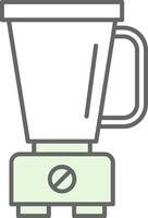 Mixer Blender Fillay Icon vector