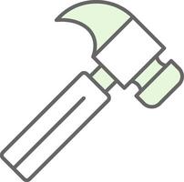 Hammer Fillay Icon vector