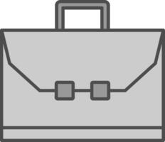 Briefcase Fillay Icon vector